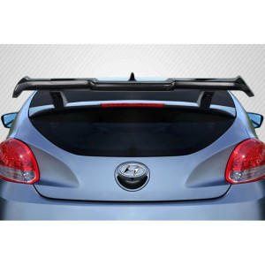 2012-2017 Hyundai Veloster Nobo Rear Wing Spoiler - 3 Piece ( non turbo ) - image 1