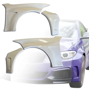 FRP MHAR Wide Body Fenders (front) > BMW 2-Series (F22) M-Sport 2014-2020 - image 1