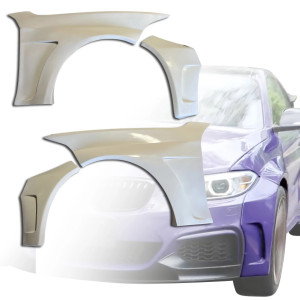 ModeloDrive FRP MHAR Wide Body Fenders (front) > BMW 2-Series (F22) M-Sport 2014-2020 - image 1 ModeloDrive FRP MHAR Wide Body Fenders (front) > BMW 2-Series (F22) M-Sport 2014-2020 - image 1