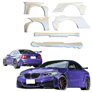 ModeloDrive FRP MHAR Wide Body Kit > BMW 2-Series (F22) M-Sport 2014-2020 - image 1