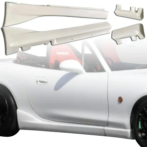 FRP MSPE Side Skirts 4pc > Mazda Miata (NB) 1998-2005 - image 1