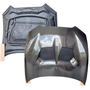 ModeloDrive Carbon Fiber Twin Vent Hood > Mazda Miata (ND) 2016-2025 - image 1