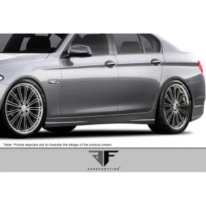 2011-2016 BMW 5 Series F10 4DR Urethane AF-3 Side Skirts ( PUR-RIM ) - 2 Piece (S) - image 1