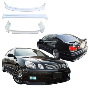 FRP WAL SPOR Body Kit 4pc > Lexus GS300 1998-2005 - image 1