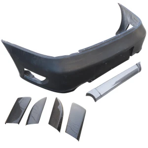 Partial Carbon Fiber TART Rear Bumper Set > Porsche 911 (996) 1999-2004 - image 1