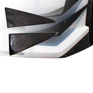 Carbon Fiber VOLT Triangle Bumper Trim > Mitsubishi Evolution EVO8 EVO9 2003-2006 - image 1