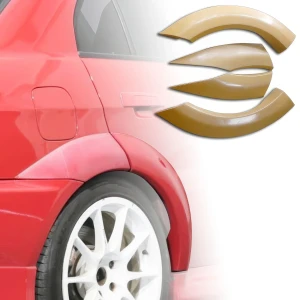 FRP EVO5 Wide Body Fender Flares (rear) 4pc > Mitsubishi Evolution EVO5 EVO6 1998-2001 - image 1