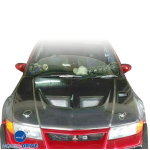 Carbon Fiber EVO5 Hood > Mitsubishi Evolution EVO5 EVO6 1998-2001> 4dr - image 1