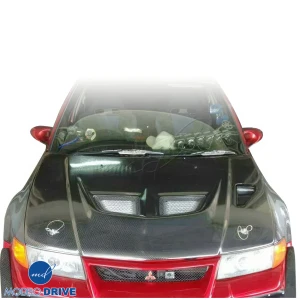 Carbon Fiber EVO5 Hood > Mitsubishi Evolution EVO5 EVO6 1998-2001> 4dr - image 1