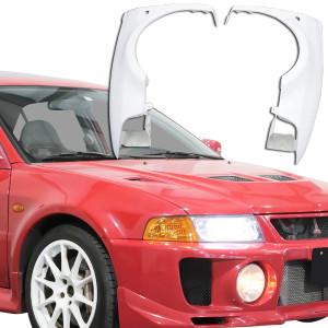 FRP EVO5 Wide Body Fenders (front) > Mitsubishi Evolution EVO5 EVO6 1998-2001 - image 1