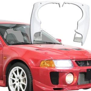 FRP EVO5 Wide Body Fenders (front) > Mitsubishi Evolution EVO5 EVO6 1998-2001 - image 1