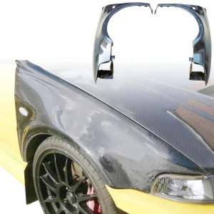 Carbon Fiber EVO5 Wide Body Fenders (front) > Mitsubishi Evolution EVO5 EVO6 1998-2001> 4dr - image 1