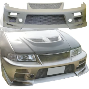 FRP BSPD Front Bumper > Mitsubishi Evolution EVO5 EVO6 1998-2001> 4dr - image 1