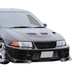 ModeloDrive Carbon Fiber BSPD Front Bumper > Mitsubishi Evolution EVO5 EVO6 1998-2001> 4dr - image 1 ModeloDrive Carbon Fiber BSPD Front Bumper > Mitsubishi Evolution EVO5 EVO6 1998-2001> 4dr - image 1