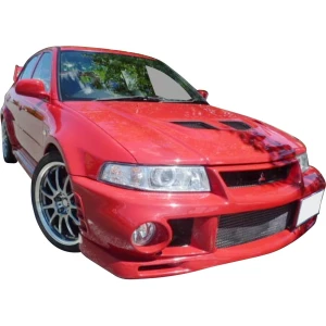 FRP EVO6 Wide Body Front Bumper > Mitsubishi Evolution EVO5 EVO6 1998-2001 - image 1