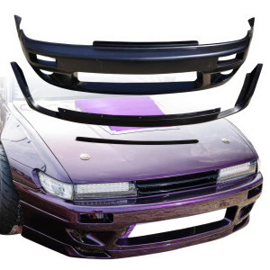 VSaero FRP TKYO v3 Wide Body Front Bumper 3pc > Nissan Silvia (S13) 1989-1994 > 2/3dr - image 1