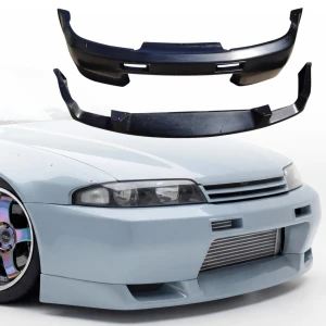 FRP TKYO Wide Body Front Bumper 2pc > Nissan Skyline (R33) GTR 1995-1998 > 2dr Coupe - image 1