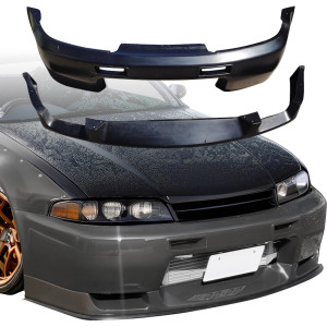 VSaero FRP TKYO Wide Body Front Bumper 2pc > Nissan Skyline (R33) GTR 1995-1998 > 2dr Coupe - image 1