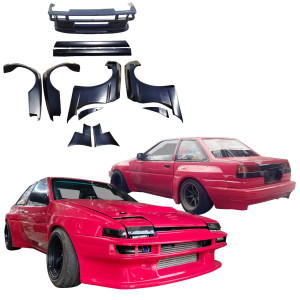 VSaero FRP TKYO Wide Body Kit for Toyota Corolla (AE86) Trueno 1984-1987 > 3dr Hatch - image 1 VSaero FRP TKYO Wide Body Kit for Toyota Corolla (AE86) Trueno 1984-1987 > 3dr Hatch - image 1