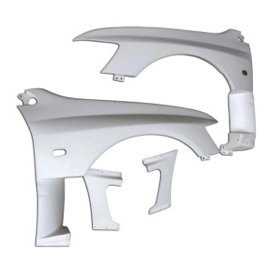 FRP VAR V2 Fenders (front) 4pc > Mitsubishi Evolution EVO8 EVO9 2003-2006 - image 1
