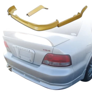 FRP VR4 Rear Lip Valance 3pc > Mitsubishi Galant 2000-2003 - image 1