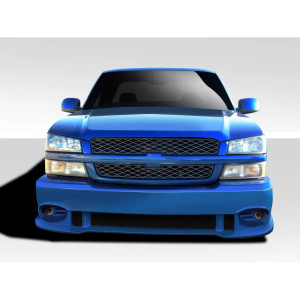 2003-2006 Chevrolet Silverado 2002-2006 Chevrolet Avalanche (without cladding) Duraflex BT-3 Front Bumper - 1 Piece - image 1