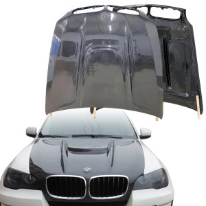 ModeloDrive Carbon Fiber HAMA Hood > BMW X6 (E71) 2008-2014 - image 1