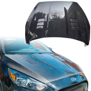 Carbon Fiber KR Vented Hood > Ford Focus 2015-2018 - image 1