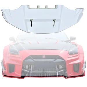 FRP LBPE SE Wide Body Front Splitter > Nissan GT-R GTR (R35) 2009-2016 - image 1