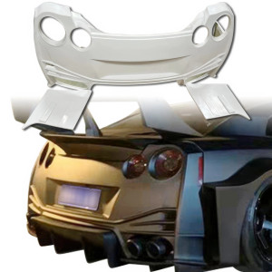 ModeloDrive FRP LBPE SE Wide Body Rear Bumper > Nissan GT-R GTR (R35) 2009-2016 - image 1