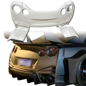 FRP LBPE SE Wide Body Rear Bumper > Nissan GT-R GTR (R35) 2009-2016 - image 1