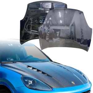 Carbon Fiber MASO Hood > Porsche Cayenne (958) 2015-2018 - image 1