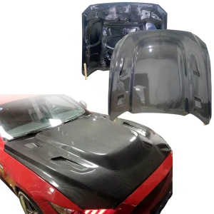 Carbon Fiber SSH Cowl Hood > Ford Mustang 2015-2017 - image 1