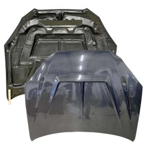 Carbon Fiber V-Style Hood > Hyundai Genesis 2010-2012> 2dr Coupe - image 1
