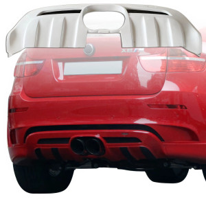 ModeloDrive FRP HAMA Rear Opional Diffuser Center Hole > BMW X6 (E71) M 2008-2014 - image 1