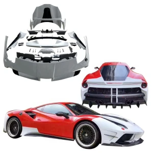 Partial Carbon Fiber MDES Body Kit > Ferrari 488 GTB (F142M) 2016-2019 - image 1