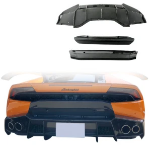 Carbon Fiber MASO Rear Diffuser > Lamborghini Huracan 2014-2019 - image 1
