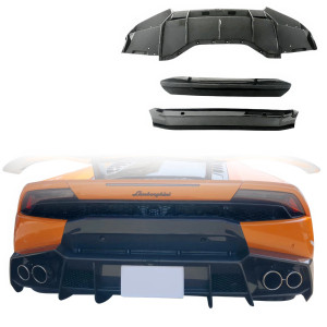 ModeloDrive Carbon Fiber MASO Rear Diffuser > Lamborghini Huracan 2014-2019 - image 1