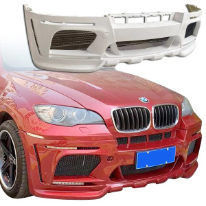 ModeloDrive FRP HAMA Wide Body Front Bumper > BMW X6 (E71) 2008-2014 - image 1