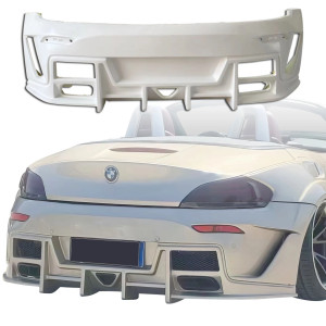 ModeloDrive FRP LVL Wide Body Rear Bumper w Diffuser > BMW Z4 (E89) 2009-2016 - image 1
