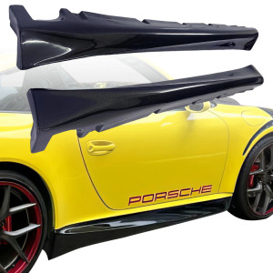 ModeloDrive Carbon Fiber TART NARROW Side Skirts > Porsche 911 (997) 2005-2012 - image 1
