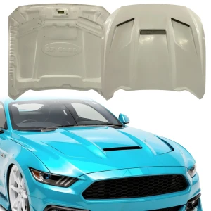 FRP 3-Vent Hood > Ford Mustang 2015-2017 - image 1