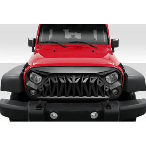 2007-2018 Jeep Wrangler JK Duraflex Monster Grille - 1 Piece - image 1