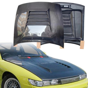 ModeloDrive Carbon Fiber DMA D1 Hood > Nissan Silvia (S13) 1989-1994 - image 1 ModeloDrive Carbon Fiber DMA D1 Hood > Nissan Silvia (S13) 1989-1994 - image 1