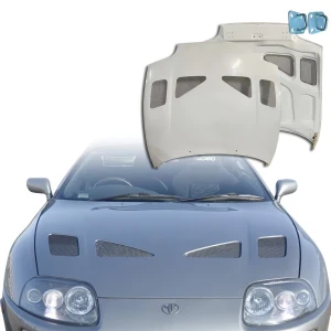 FRP TRDE Hood > Toyota Supra (JZA80) 1993-1998 - image 1