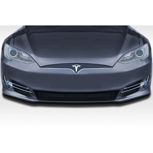 2012-2016.5 Tesla Model S Polyurethane OEM Facelift Refresh Look Front Bumper - 1 Piece - image 1