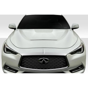 2017-2022 Infiniti Q60 Duraflex GTS Look Hood - 1 Piece - image 1