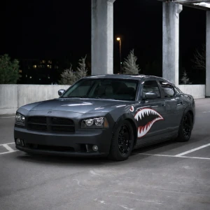 Dodge Charger 2006-2010 SRT Look Style 1 Piece Polyurethane Front Bumper - image 1