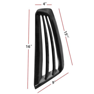 Ford Mustang 1999-2004 Sallen Style 2 Piece Polyurethane Side Scoops - image 1