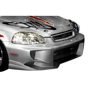 Honda Civic ALL 1996-1998 EX Spec Style 1 Piece Polyurethane Front Bumper - image 1